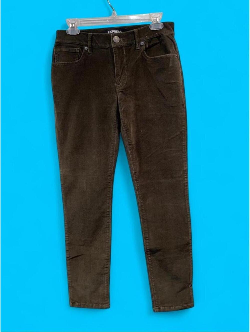 Express Ankle Legging Mid Rise Corduroy Pants 4R